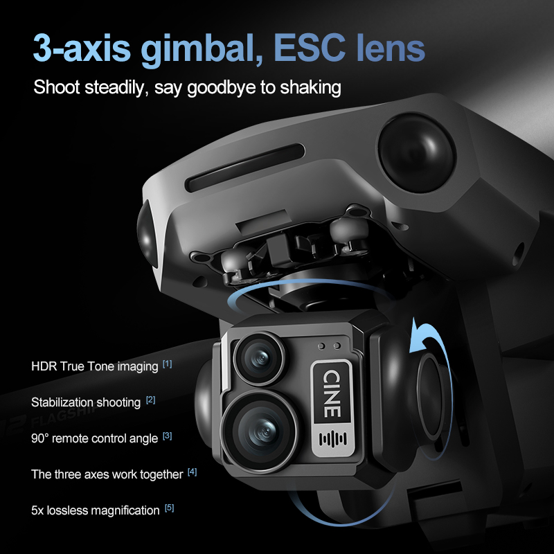 8K 3 Axis Gimbal Brushless 7.2 - Drone Gimbal 3 Axis recensione e prezzo