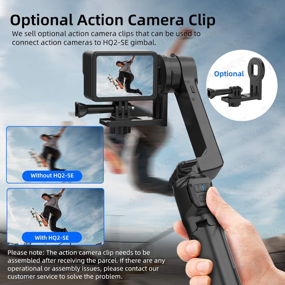 AXNEN HQ2-SE Mobile Phone Stab - Drone Gimbal For Gopro recensione e prezzo