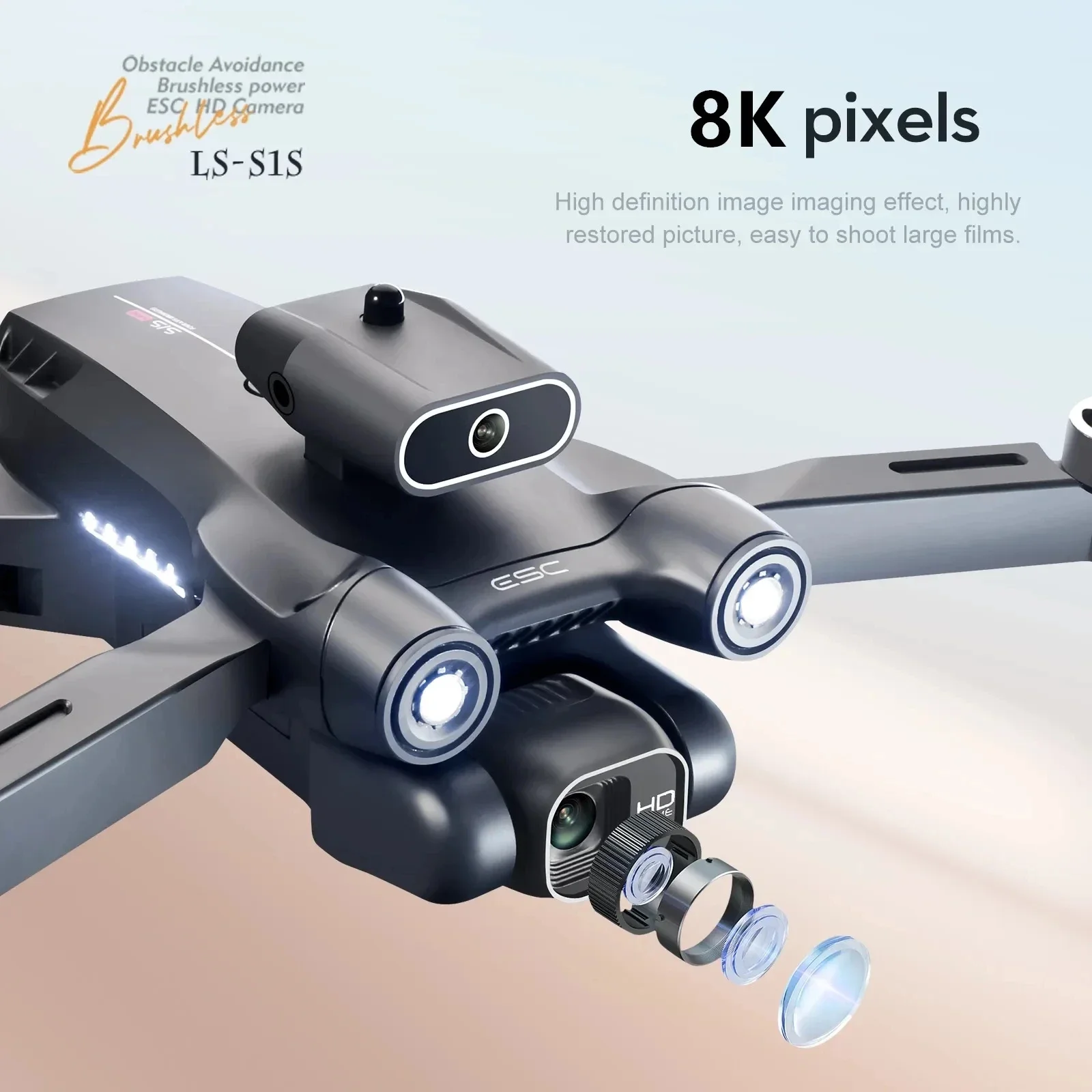 New S1S 5G GPS Drone Camera 8K - Drone Gimbal Brushless recensione e prezzo
