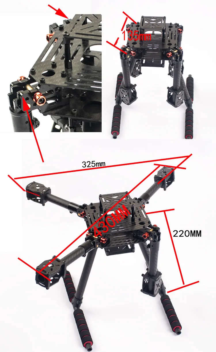 Flyroun LX350 PRO 350mm drone  - Drone Gimbal For Mirrorless recensione e prezzo