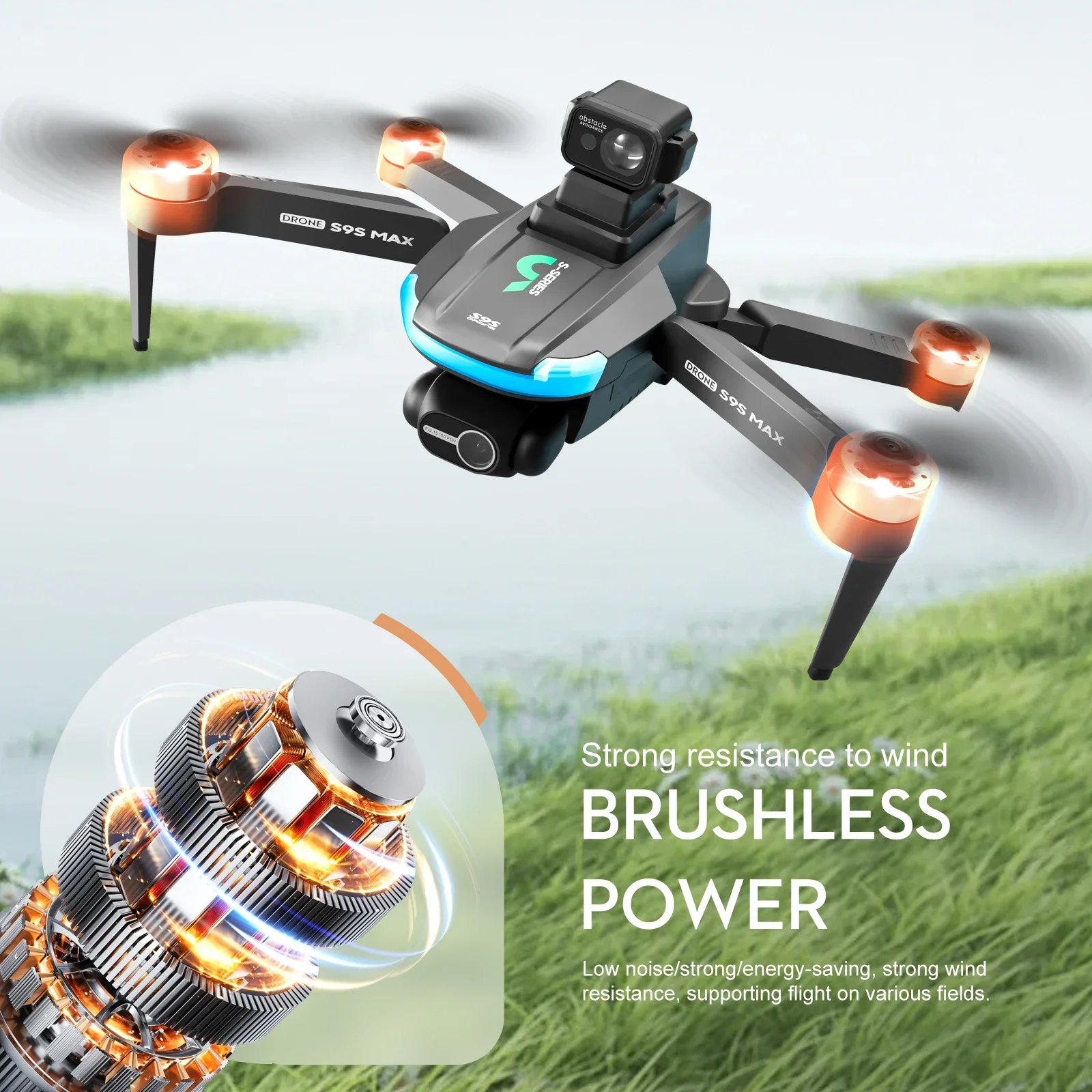 NEW S9S MAX MINI Drone 4K 2-Ax - Drone Gimbal Brushless recensione e prezzo