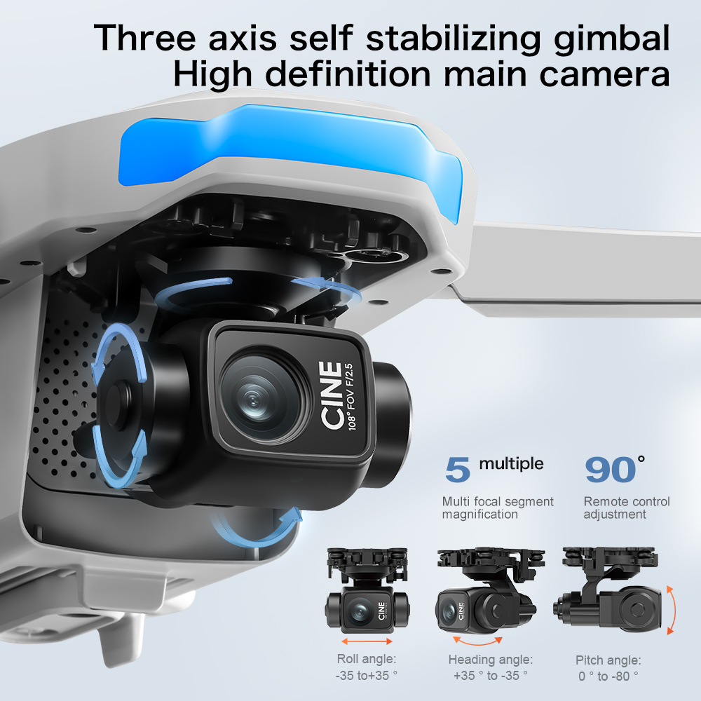 S-X1 MAX GPS Drone with 3-Axis - Drone Gimbal 3 Axis recensione e prezzo