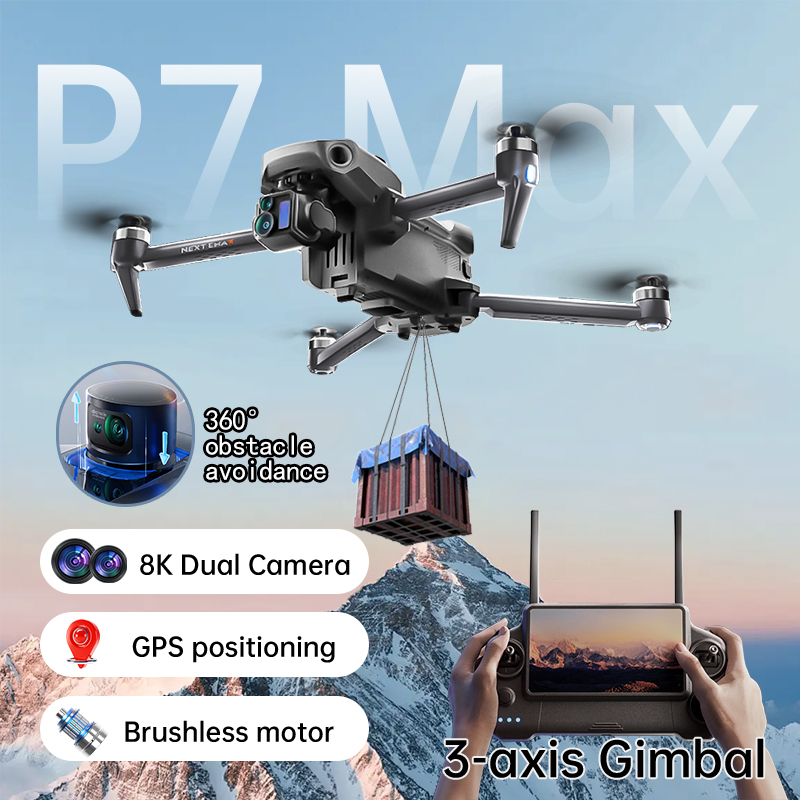 NEW P7 Max Drone 8K Camera GPS - Drone Gimbal 3 Axis recensione e prezzo