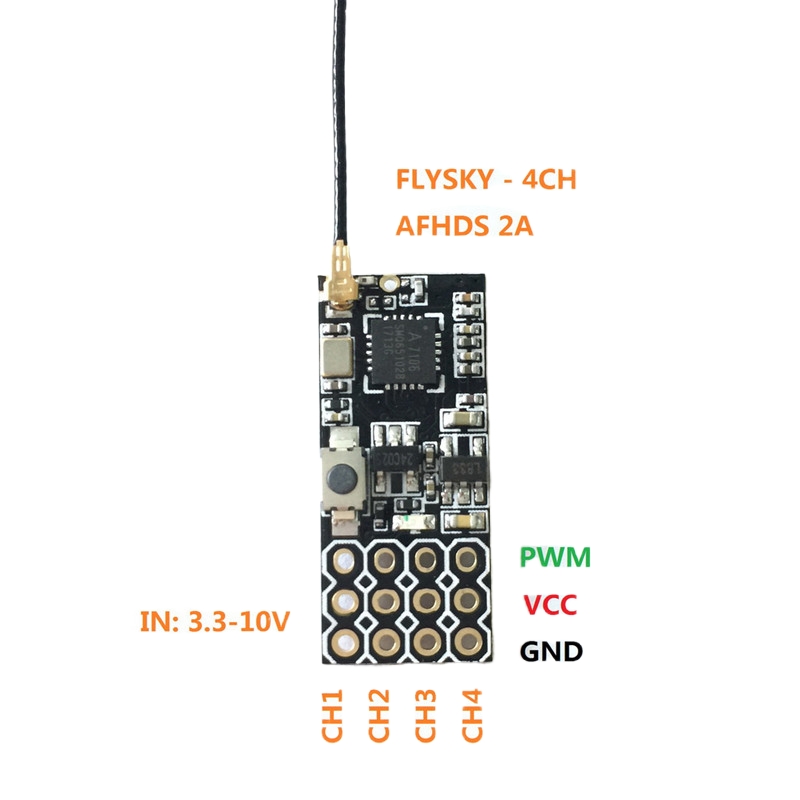 Flysky FS2A Mini Receiver 4CH  - Drone Gimbal Controller recensione e prezzo