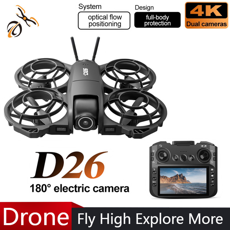 D26 Drone 4K Aerial HD 180° Ca - Drone Gimbal Brushless recensione e prezzo