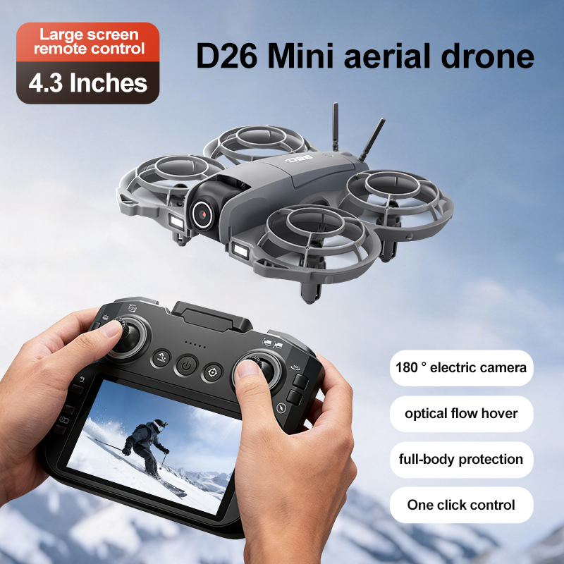 D26 Drone 4K Aerial HD 180° Ca - Drone Gimbal Brushless recensione e prezzo
