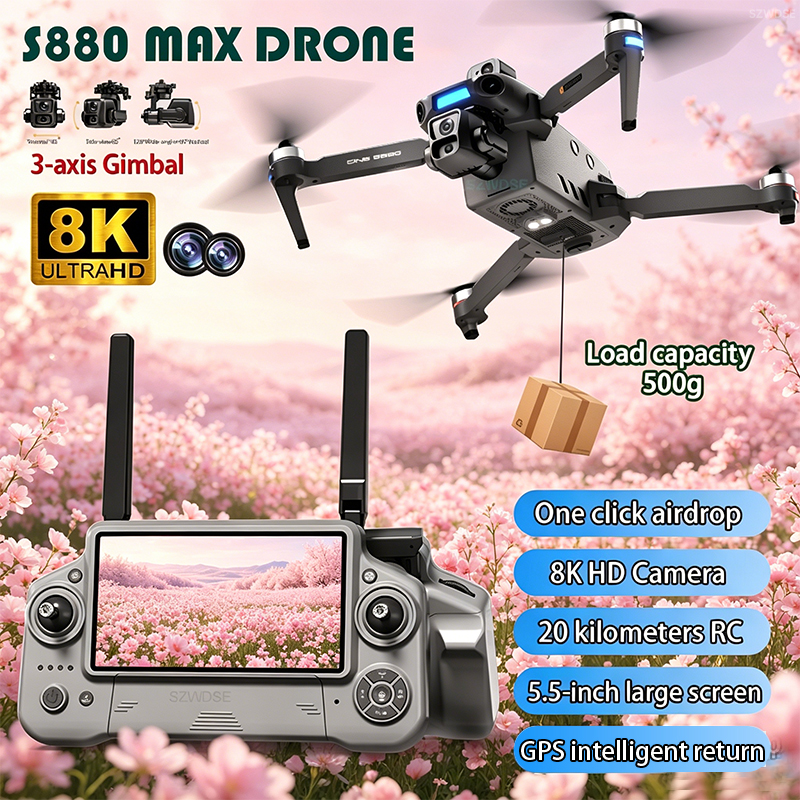 2026 New 8K Dual Camera Drone  - Drone Gimbal Brushless recensione e prezzo