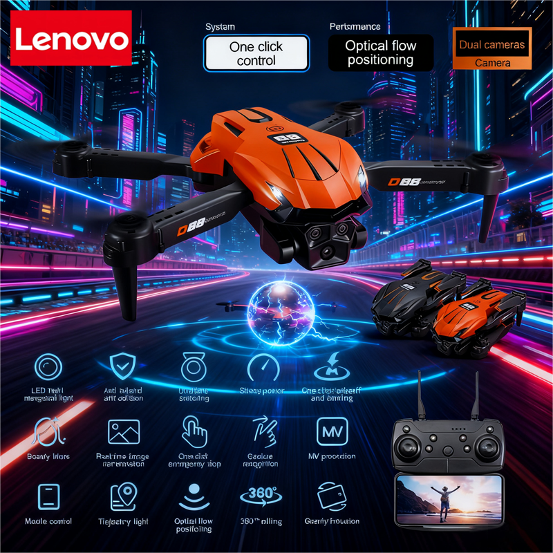 Lenovo D88 Drone 8K Aerial HD  - Drone Gimbal Mount recensione e prezzo