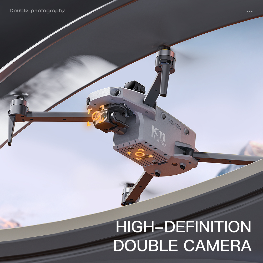 K11 Tubro Dual Camera GPS Dron - Drone Gimbal Mount recensione e prezzo