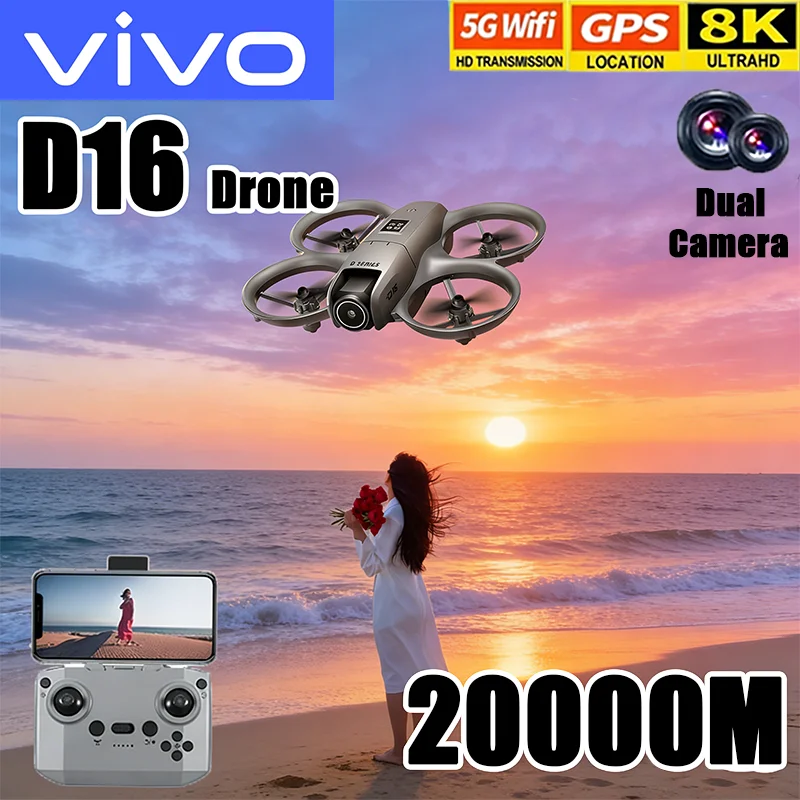VIVO D16 Mini Drone 8K Camera  - Drone Gimbal Mount recensione e prezzo