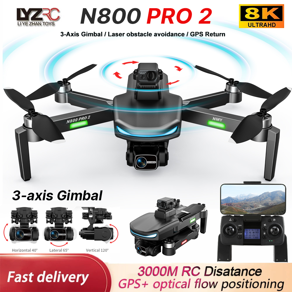 N800 PRO 2 GPS Drone Professio - Drone Gimbal 3 Axis recensione e prezzo