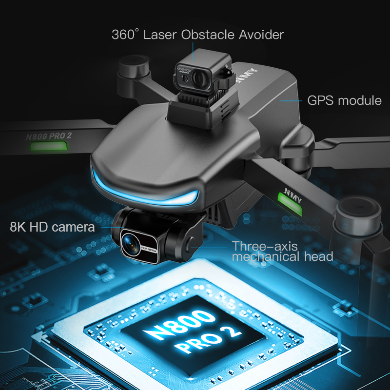 N800 PRO 2 GPS Drone Professio - Drone Gimbal 3 Axis recensione e prezzo