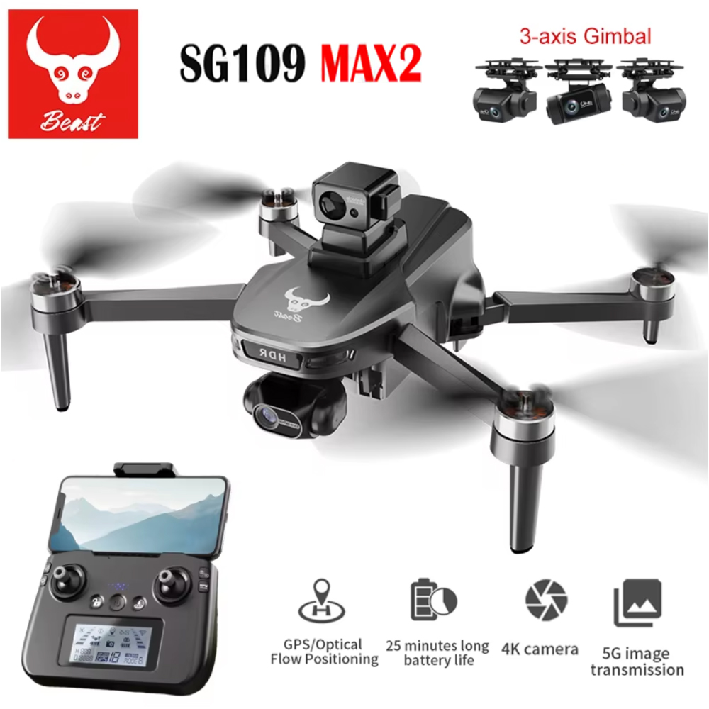 SG109 MAX2 Professional FPV 8K - Drone Gimbal Brushless recensione e prezzo