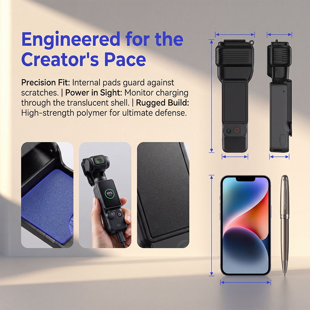 PC Lens Screen Case For DJI Os - Drone Gimbal Case recensione e prezzo
