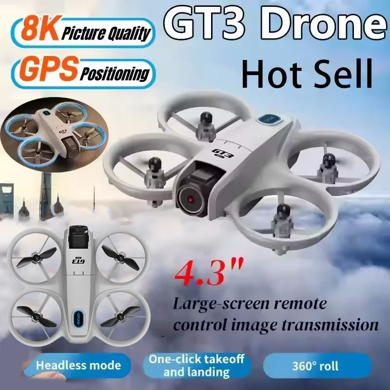 GT3 Drone 8K HD Dual Cameras G - Drone Gimbal Brushless recensione e prezzo
