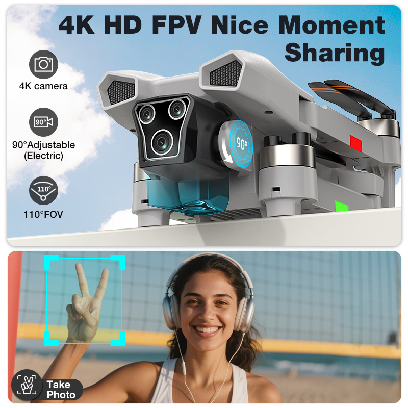 NEW Hot L017 Pro Drone Brushle - Drone Gimbal Brushless recensione e prezzo