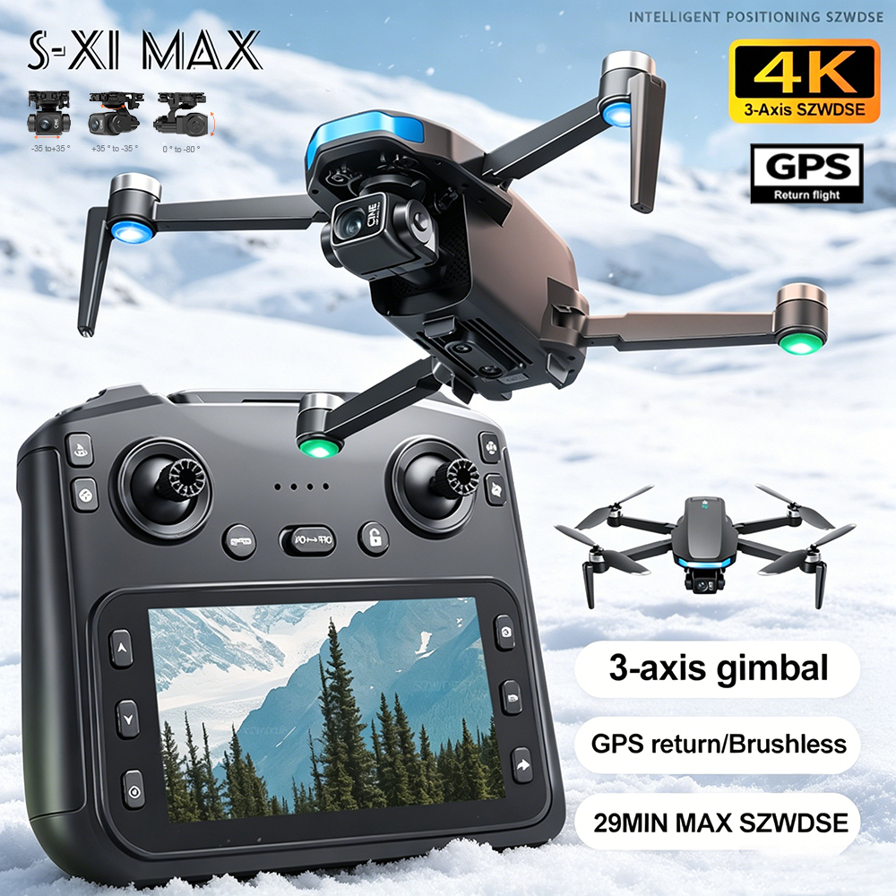 New S-X1 MAX Drone GPS 8K Prof - Drone Gimbal Brushless recensione e prezzo