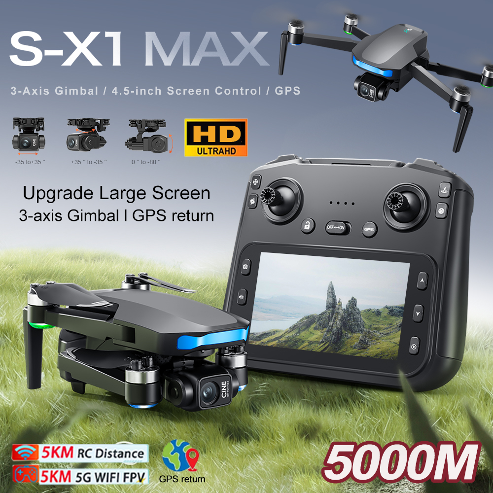 New S-X1 MAX Drone GPS 8K Prof - Drone Gimbal Brushless recensione e prezzo