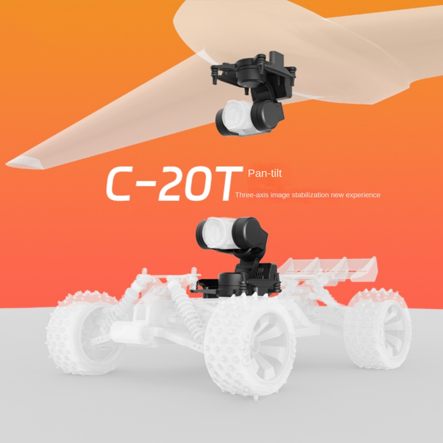 NCZOBOE  C-20T 3-Axis O4 FPV G - Drone Gimbal 3 Axis recensione e prezzo